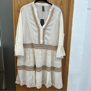 NWT Me 2 Magic 100% Cotton Beach Coverup Dress